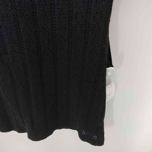 ザラ ZARA JACQUARD ジャガード コットン ポリ ノースリーブ トップス メンズ import:L