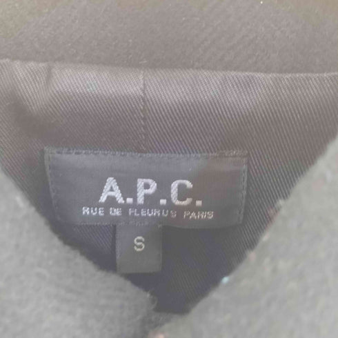 アーペーセー A.P.C. ウール メルトン 比翼ジャケット レディース S