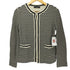 ウィークエンドマックスマーラ Weekend Max Mara ボーダー ノーカラージャケット カーディガン レディース import:S