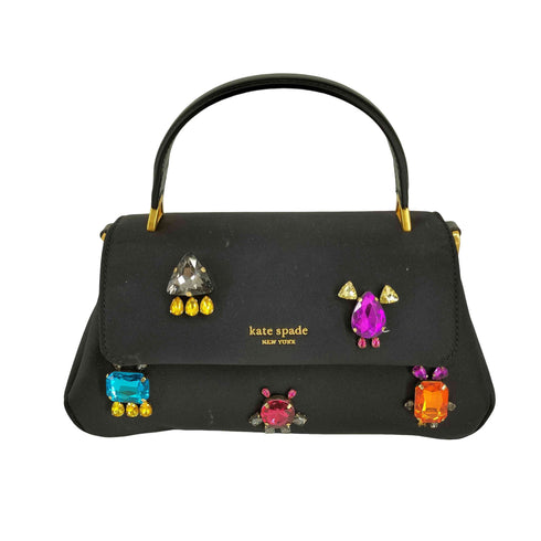 ケイトスペードニューヨーク kate spade NEW YORK グレース エンブリッシュド サテン スモール トップ ハンドル バッグ レディース