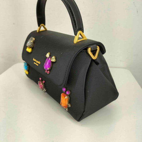 ケイトスペードニューヨーク kate spade NEW YORK グレース エンブリッシュド サテン スモール トップ ハンドル バッグ レディース