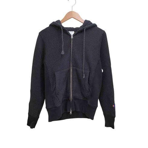 チャンピオン Champion ドット柄 reverse weave リバースウィーブ ジップフーディ メンズ JPN:S