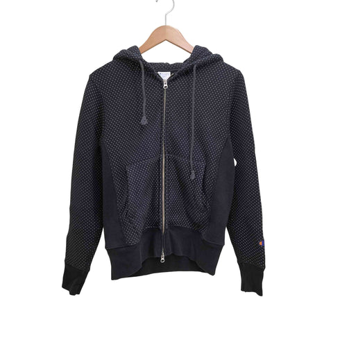 チャンピオン Champion ドット柄 reverse weave リバースウィーブ ジップフーディ メンズ JPN:S