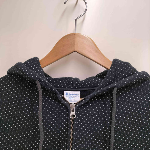 チャンピオン Champion ドット柄 reverse weave リバースウィーブ ジップフーディ メンズ JPN:S