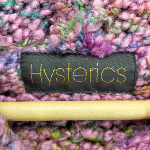 ヒステリックス HYSTERICS マルチカラーニットパーカー レディース FREE