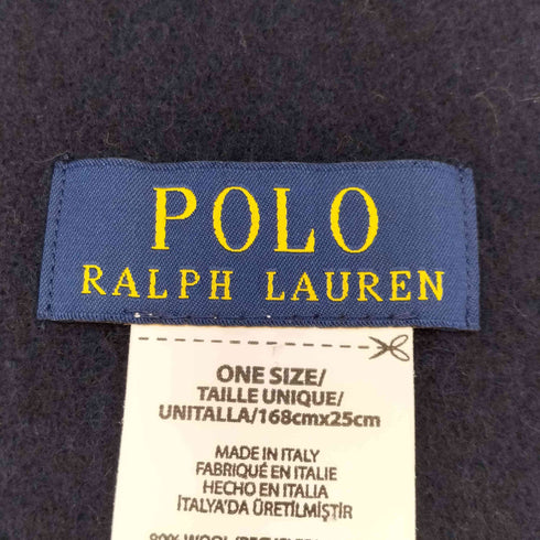 ポロラルフローレン POLO RALPH LAUREN REVERSIBLE WINDOWPANE SCARF ウィンドウペン リバーシブル ウール チェック柄マフラー メンズ