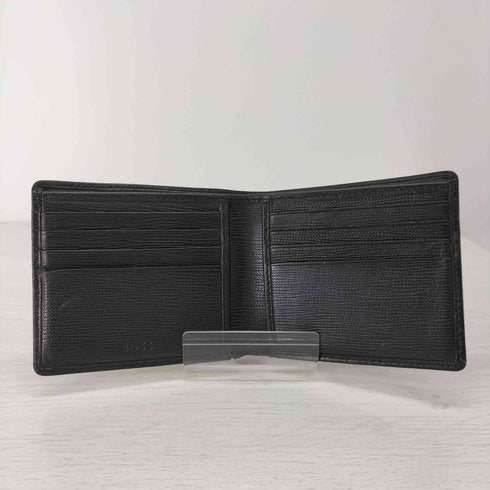 ヒューゴボス HUGO BOSS イタリアンエンボスレザー ウォレット ロゴプレート メンズ ONE SIZE