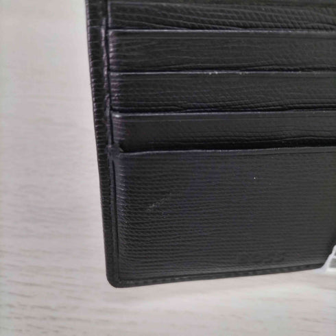 ヒューゴボス HUGO BOSS イタリアンエンボスレザー ウォレット ロゴプレート メンズ ONE SIZE
