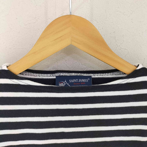 セントジェームス SAINT JAMES ボーダーバスクシャツ レディース XS