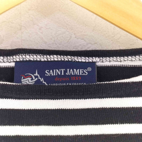 セントジェームス SAINT JAMES ボーダーバスクシャツ レディース XS