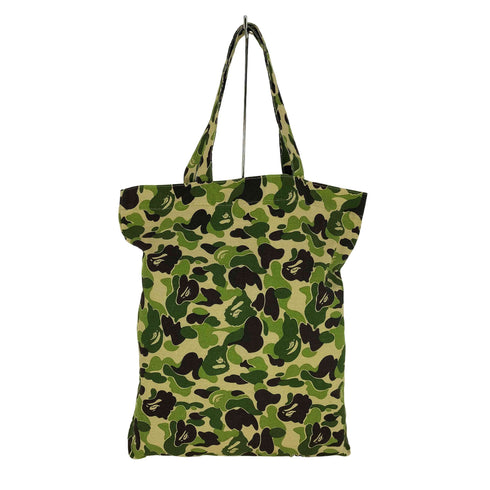 アベイシングエイプ A BATHING APE カモ柄トートバッグ 初期タグ メンズ