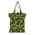 アベイシングエイプ A BATHING APE カモ柄トートバッグ 初期タグ メンズ