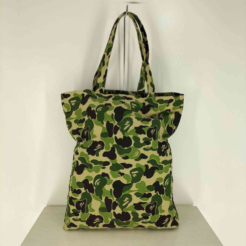 アベイシングエイプ A BATHING APE カモ柄トートバッグ 初期タグ メンズ