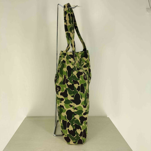 アベイシングエイプ A BATHING APE カモ柄トートバッグ 初期タグ メンズ