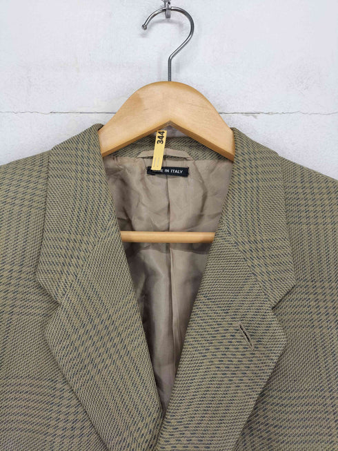 ジョルジオアルマーニ Giorgio Armani 3Bチェックテーラードジャケット メンズ EUR:50