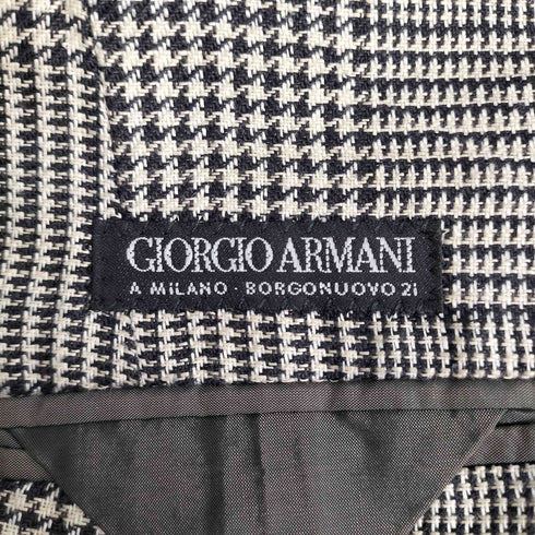 ジョルジオアルマーニ Giorgio Armani リネン100%2Bテーラードジャケット メンズ EUR:52