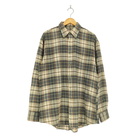 ウールリッチ WOOLRICH チェック柄ボタンダウンシャツ メンズ LL