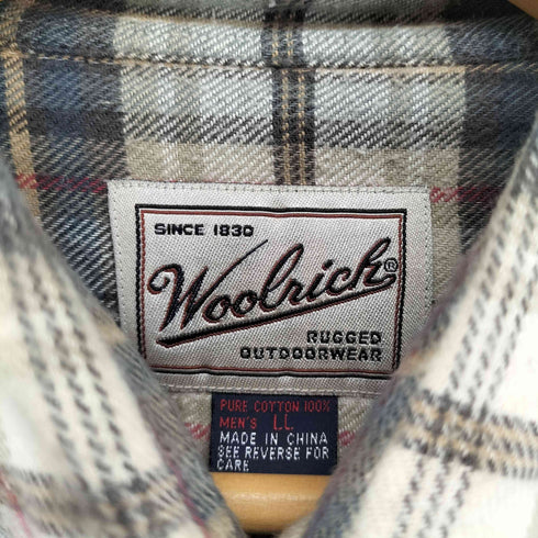 ウールリッチ WOOLRICH チェック柄ボタンダウンシャツ メンズ LL