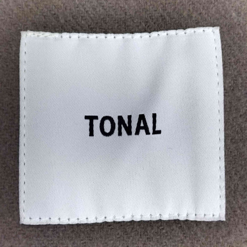 トーナル TONAL ウールリバービックラペルコート レディース JPN:38