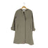 ユナイテッドアローズグリーンレーベルリラクシング UNITED ARROWS green label relaxing アンゴラビーバー スリット ノーカラー コート ロング丈 レディース JPN:36