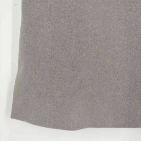 ユナイテッドアローズグリーンレーベルリラクシング UNITED ARROWS green label relaxing アンゴラビーバー スリット ノーカラー コート ロング丈 レディース JPN:36
