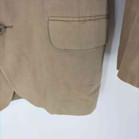 アニエスベーオム Agnes b.homme 90S OLD MADE IN FRANCE フランス製 サンライズ期 裏地 混紡 3B コットン ツイル テーラード ジャケット メンズ FR:48