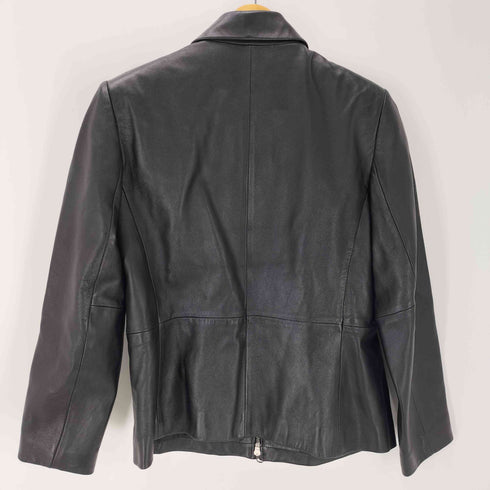 Lamb Leather Single Riders Jacket 羊革 ラムレザー シングル ライダース ジャケット ダブルジップ メンズ import:M