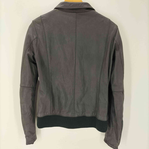 シャマ shama Cow Leather Bonber Jacket 牛革 カウレザー ボンバー ジャケット ブルゾン メンズ import:M