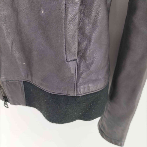 シャマ shama Cow Leather Bonber Jacket 牛革 カウレザー ボンバー ジャケット ブルゾン メンズ import:M