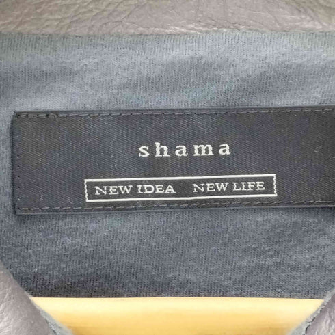 シャマ shama Cow Leather Bonber Jacket 牛革 カウレザー ボンバー ジャケット ブルゾン メンズ import:M