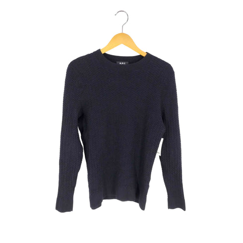 アーペーセー A.P.C. ハニカム ウール クルーネック ニット メンズ JPN:S