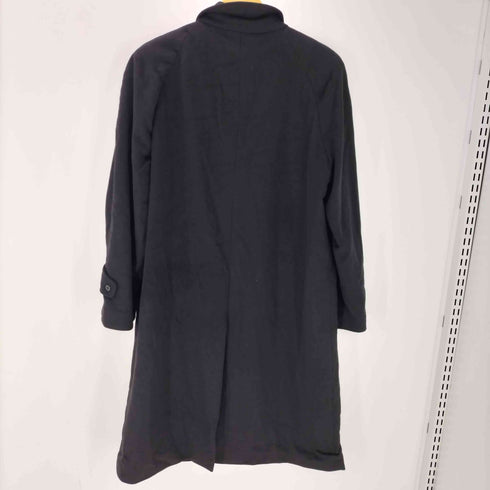 カシミヤ CASHMERE CASHMERE 100% Balmacaan Long Coat カシミア 100% バルマカーン ステンカラー ロング コート 比翼 メンズ import:L