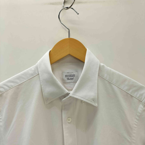 マッキントッシュフィロソフィー MACKINTOSH PHILOSOPHY トロッター半袖ボタンダウンシャツ トリコットジャージー メンズ US:40