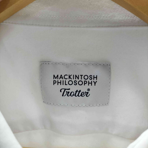 マッキントッシュフィロソフィー MACKINTOSH PHILOSOPHY トロッター半袖ボタンダウンシャツ トリコットジャージー メンズ US:40