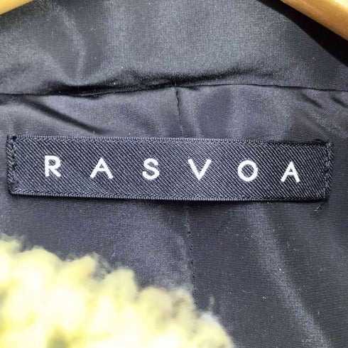 ラスボア RASVOA 花柄 ひまわり ボア ブルゾン ジャケット レディース FREE