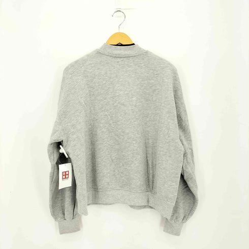 ベルシュカ BERSHKA フロントプリント クルーネック スウェットトレーナー レディース