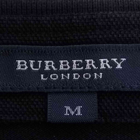 バーバリーロンドン BURBERRY LONDON ホース刺繍 ポロシャツ ノヴァチェック レディース import:M