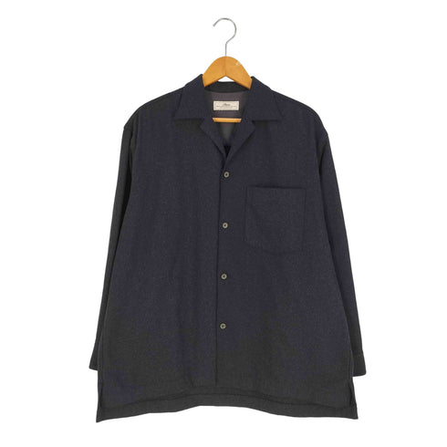 アダムエロペ Adam et Rope EXTRA FINE MERINO メリノウールシャツ メンズ