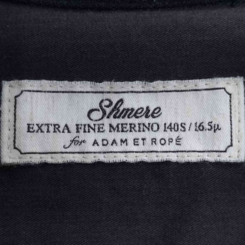アダムエロペ Adam et Rope EXTRA FINE MERINO メリノウールシャツ メンズ