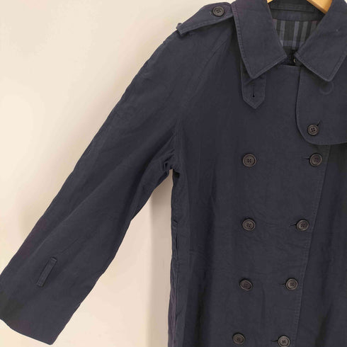 バーバリーズ BURBERRYS 80-90S 英国製 裏地ノバチェック ダブル トレンチコート レディース