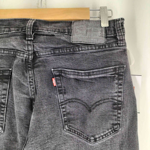 リーバイス Levis SLIM FIT BOOT CUT ブラックデニムパンツ メンズ 34×34