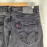 リーバイス Levis SLIM FIT BOOT CUT ブラックデニムパンツ メンズ 34×34