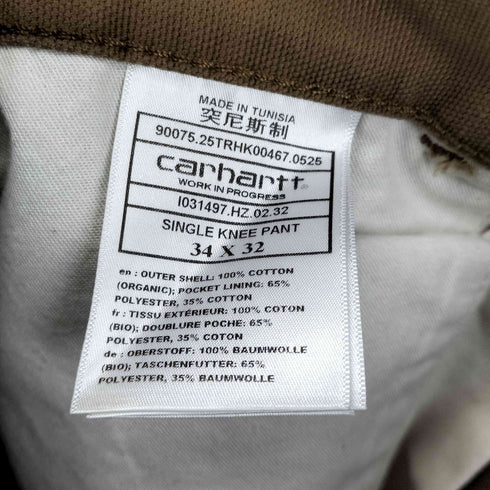カーハート Carhartt Single Knee Pants メンズ 34x32