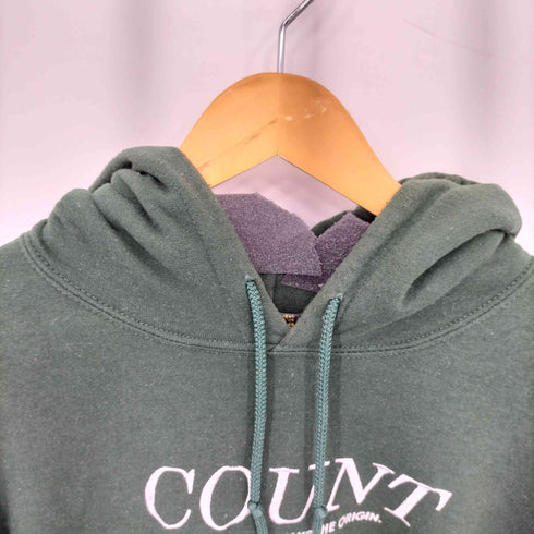 Leiline COUNT ロゴ刺繍 プルオーバーパーカー メンズ XL