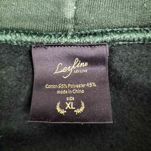 Leiline COUNT ロゴ刺繍 プルオーバーパーカー メンズ XL