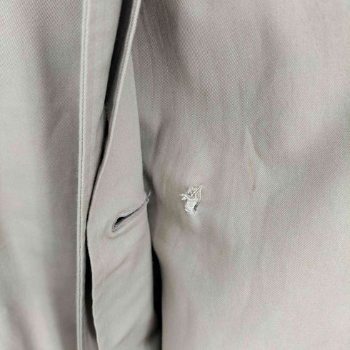 バーバリーズ BURBERRYS 80-90S 英国製 裏地ノバチェック柄 比翼 ステンカラーコート バルカマーンコート レディース