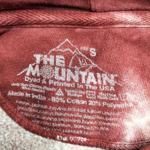 ザマウンテン the mountain タイダイ ウルフプリント フーディ メンズ JPN:S