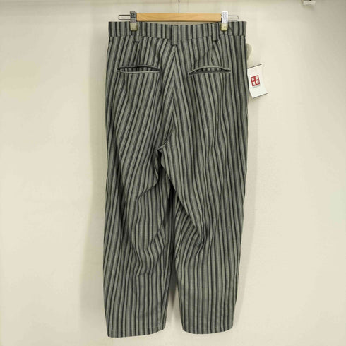 キャスパージョン CASPER JOHN ストライプワイドスラックス メンズ JPN:M