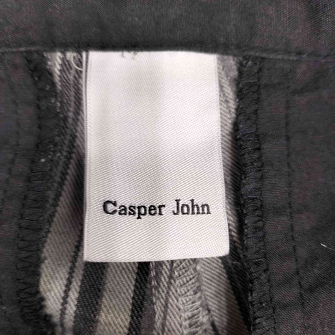 キャスパージョン CASPER JOHN ストライプワイドスラックス メンズ JPN:M