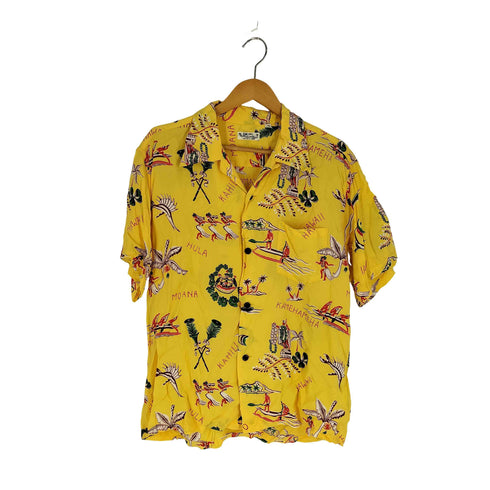サンサーフ SUN SURF アロハシャツ RAYON S/S THE HAWAIIAN GOOD OLD TIMES メンズ JPN:L
